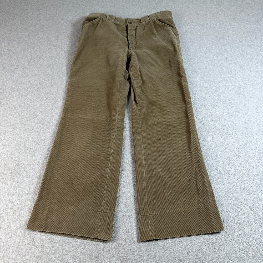 Vintage Polo Ralph Lauren Corduroy Pants Mens 32x27 Brown Chino Heritage READ